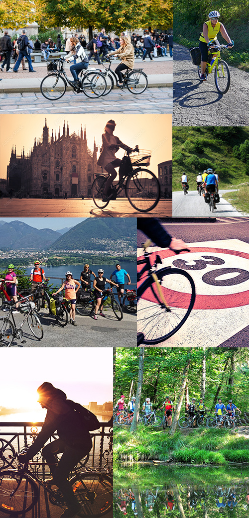 andare in bici a Milano o fuori città